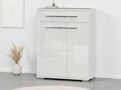 OTTO home Schuhschrank »Piano« (H/B/T): 101/76/35cm,UV lackiert, hochglänzend, Soft-Close Funktion