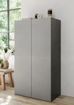 OTTO home Schuhschrank »Pratiko Breite 63 cm, Höhe 114 cm, Schuhregal mit 6 Ebenen,« Schuhkommode, 2 Türen, Platz für bis zu 15 Paar Schuhe