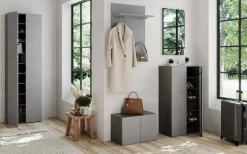 OTTO home Schuhschrank »Pratiko Breite 63 cm, Höhe 114 cm, Schuhregal mit 6 Ebenen,« Schuhkommode, 2 Türen, Platz für bis zu 15 Paar Schuhe