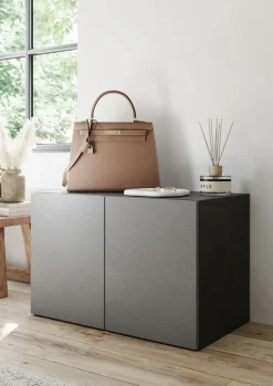 OTTO home Schuhschrank »Pratiko Breite 63 cm, Höhe 42 cm, Garderobenbank,« Flurbank, Schuhbank, mit Stauraum