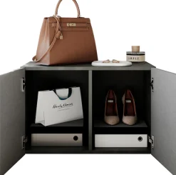 OTTO home Schuhschrank »Pratiko Breite 63 cm, Höhe 42 cm, Garderobenbank,« Flurbank, Schuhbank, mit Stauraum
