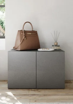 OTTO home Schuhschrank »Pratiko Breite 63 cm, Höhe 42 cm, Garderobenbank,« Flurbank, Schuhbank, mit Stauraum