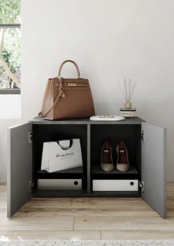 OTTO home Schuhschrank »Pratiko Breite 63 cm, Höhe 42 cm, Garderobenbank,« Flurbank, Schuhbank, mit Stauraum