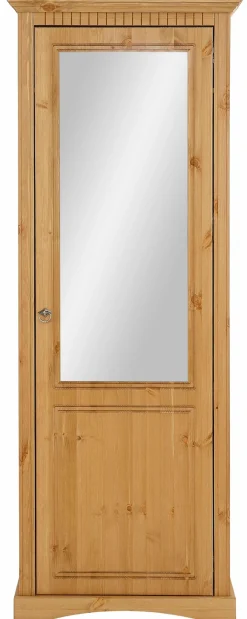 OTTO home Schuhschrank »Rustic« aus massiver Kiefer, mit Spiegel, für ca. 16 Paar Schuhe