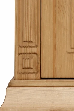 OTTO home Schuhschrank »Vinales mit Messinggriffen im Jugendstil, platz für ca. 19 Paar Schuhe« Messinggriffe im Jugendstil, Kassettenfront für ca. 19 Paar Schuhe