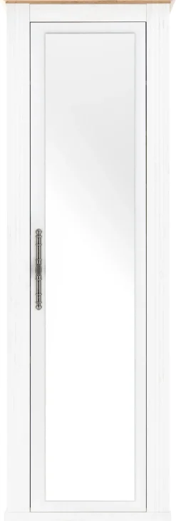 OTTO home Schuhschrank »Westminster, Schrank im Landhausstil, Hochschrank, Garderobenschrank« Metallgriffe, mit Spiegeltür, viel Stauraum, in 2 Farben erhältlich