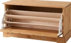 OTTO home Schuhtruhe »Klera« Breite 81 cm, aus massiver Kiefer, FSC®-zertifiziert