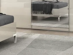 OTTO home Schwebetürenschrank »Piano, mit Einlegeböden, Kleiderstangen, Spiegel, Türen soft-close« in 3 Breiten, 224cm hoch, mit verchromten Aufleistungen,mit Spiegeltür, FSC-zertifizierter Holzwerkstoff