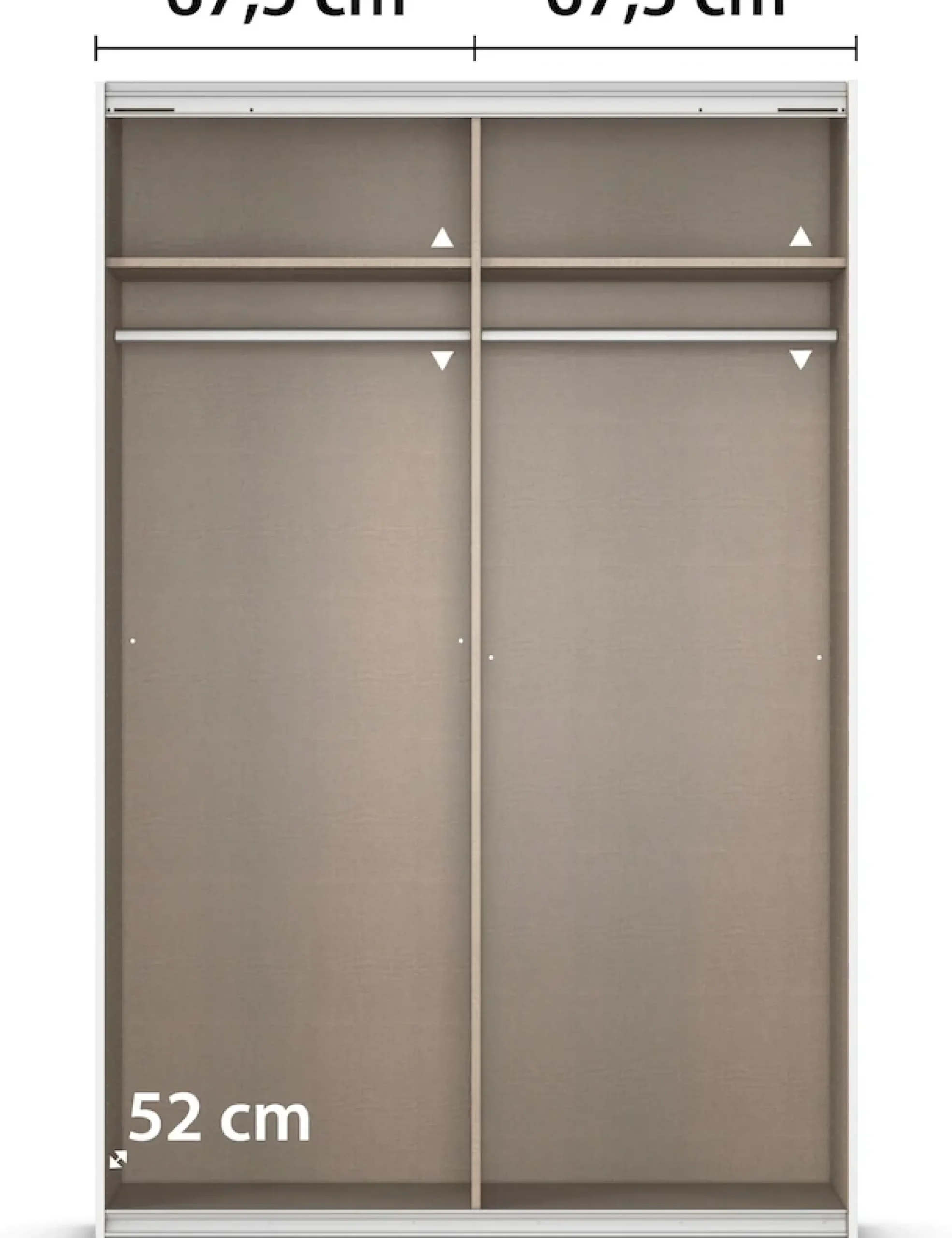 OTTO home Schwebetürenschrank »Kleiderschrank Schrank Garderobe Schlafzimmerschrank THANOS« 3 verschiedene Ausstattungen BASIC/CLASSIC/PREMIUM (inkl. SOFT-CLOSE),Optional mit Spiegel, Metall-Griffleisten alufarben MADE IN GERMANY