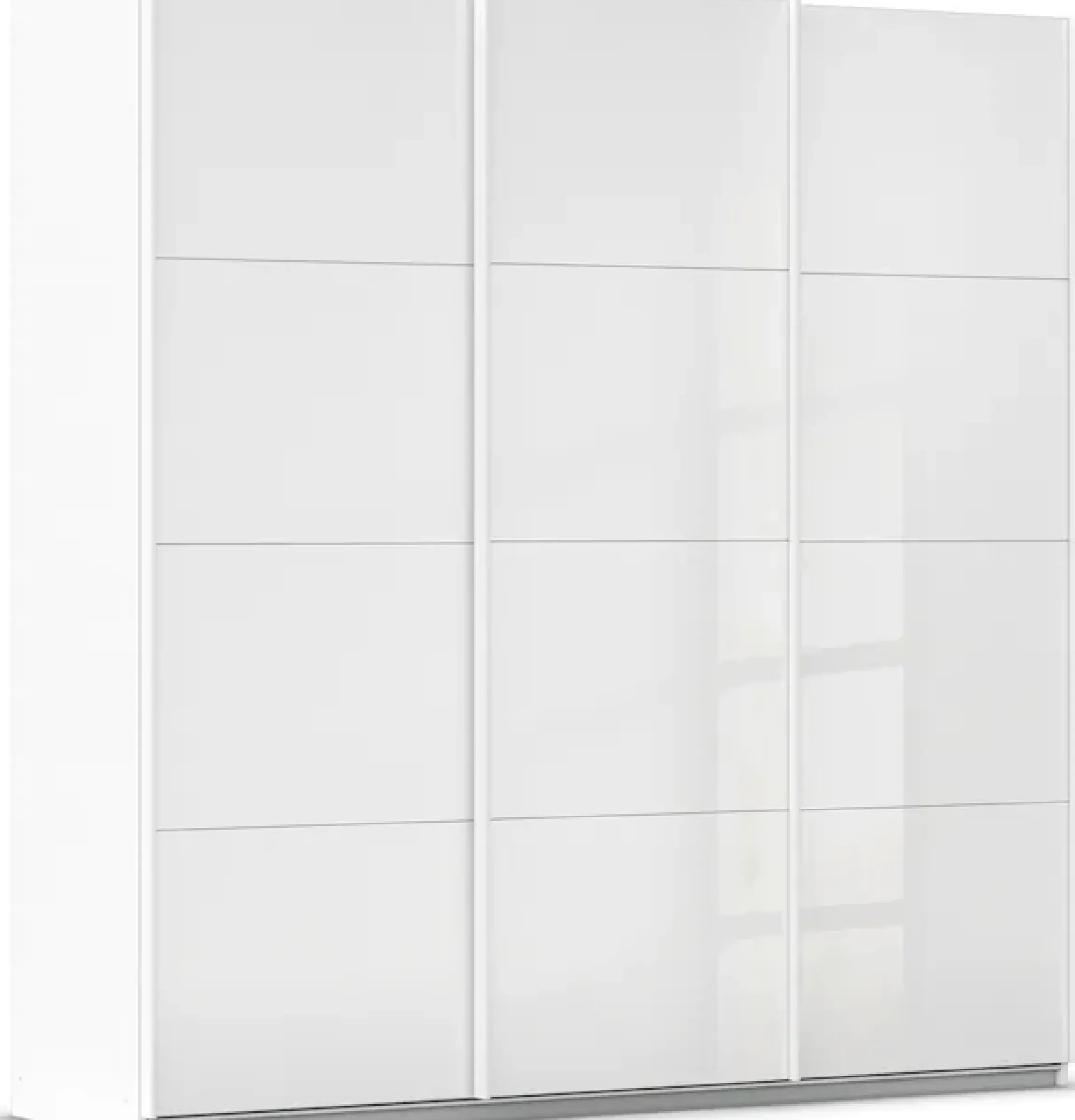 OTTO home Schwebetürenschrank »Kleiderschrank Schrank Garderobe AGORDO mit Glasfront« Breiten 203/271/315/360 cm, Höhen 210/229 cm,durchdachte Innenausstattung, in 4 Breiten und 2 Höhen MADE IN GERMANY