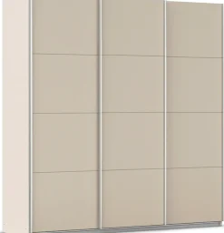 OTTO home Schwebetürenschrank »Kleiderschrank Schrank Garderobe AGORDO mit Dekor- oder Hochglanzfront« Breiten 203/271/315/360 cm in drei Griff-Farben - NEU: Farbe SCHWARZ,in 4 Breiten und 2 Höhen MADE IN GERMANY