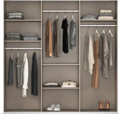 OTTO home Schwebetürenschrank »Kleiderschrank Schrank Garderobe AGORDO mit Dekor- oder Hochglanzfront« Breiten 203/271/315/360 cm in drei Griff-Farben - NEU: Farbe SCHWARZ,in 4 Breiten und 2 Höhen MADE IN GERMANY