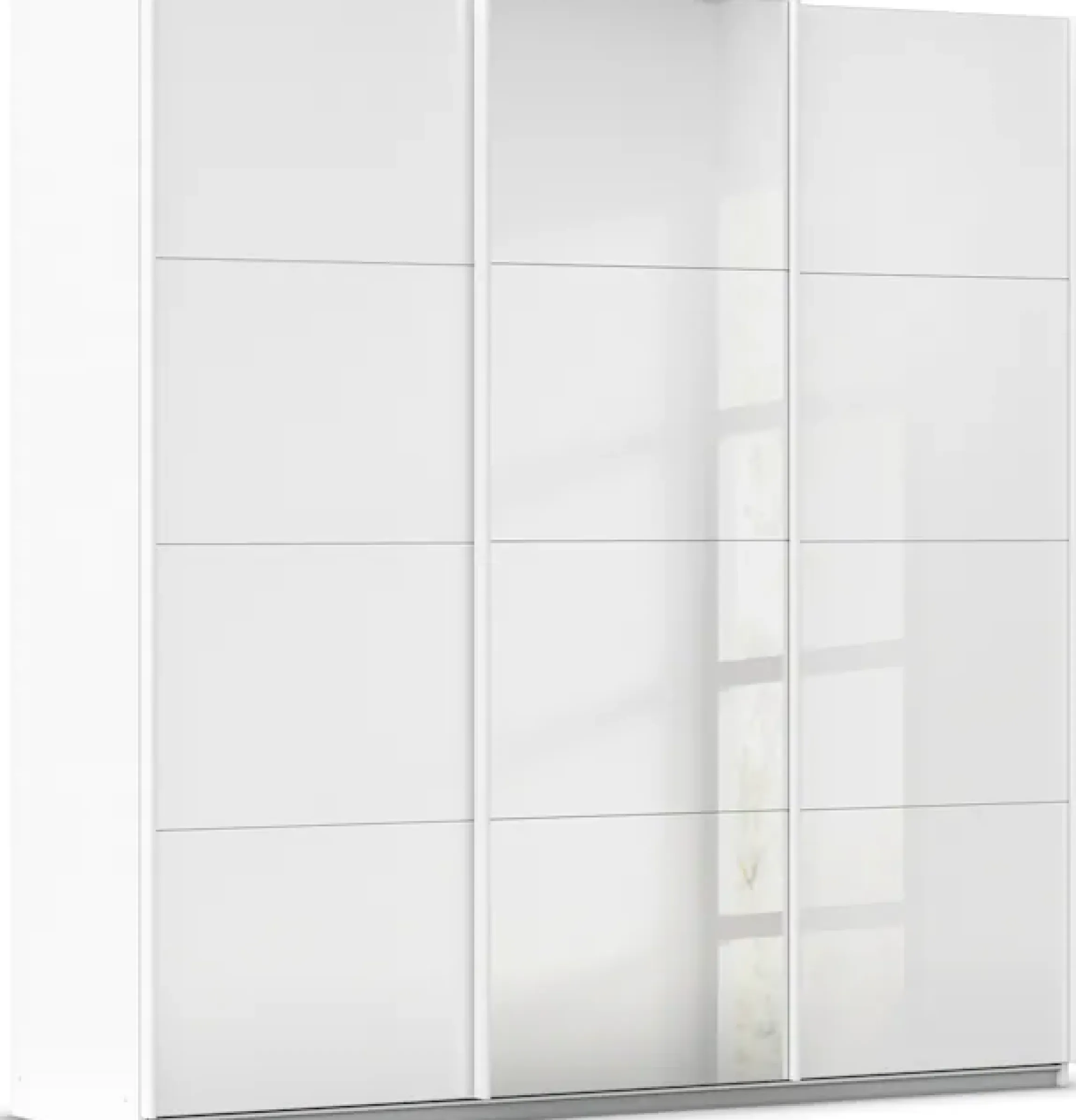 OTTO home Schwebetürenschrank »Kleiderschrank Kleiderschränke Schrank Garderobe AGORDO mit Glasfront« Breiten 203/271/315/360 cm, Höhen 210/229 cm,durchdachte Innenausstattung, in 4 Breiten und 2 Höhen MADE IN GERMANY