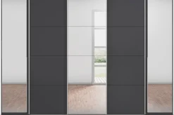 OTTO home Schwebetürenschrank »Dreh-/Schwebetürenschrank Kleiderschrank Familie, Agordo« (B/H/T ca. 301x210X62cm, viele Farben & auch mit Spiegeln erhältlich),