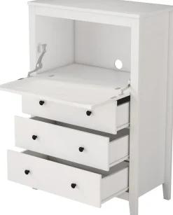 OTTO home Sekretär im Landhausstil,(B/T/H): 80/39,5/119,6 cm