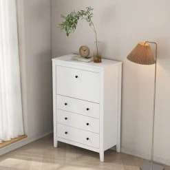 OTTO home Sekretär im Landhausstil,(B/T/H): 80/39,5/119,6 cm