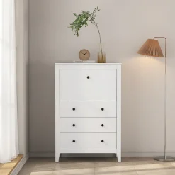 OTTO home Sekretär im Landhausstil,(B/T/H): 80/39,5/119,6 cm