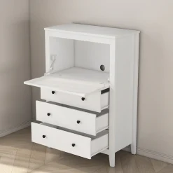 OTTO home Sekretär im Landhausstil,(B/T/H): 80/39,5/119,6 cm