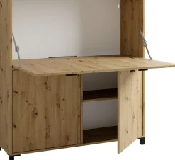 OTTO home Sekretär »Melton« platzsparende Arbeitslösung mit viel Stauraum, Breite 120 cm