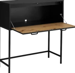 OTTO home Sekretär »Rocco« Breite 90 cm,Klappe mit Magnet Verschluß
