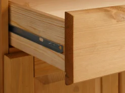 OTTO home Sekretär »Rosi im Landhausstil« Schreibtisch aus Massivholz, mit Vitrine, in 2 Breiten