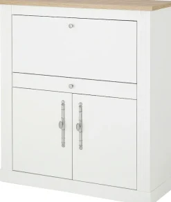 OTTO home Sekretär »Westminster, PC-Schrank mit klappbarer Tischplatte, Schreibtisch« Home-Office-Schreibtisch, Monitor-/Laptopfach, mit Kabelkanal