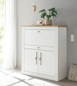 OTTO home Sekretär »Westminster, PC-Schrank mit klappbarer Tischplatte, Schreibtisch« Home-Office-Schreibtisch, Monitor-/Laptopfach, mit Kabelkanal