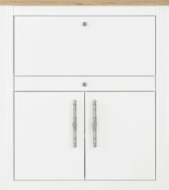 OTTO home Sekretär »Westminster, PC-Schrank mit klappbarer Tischplatte, Schreibtisch« Home-Office-Schreibtisch, Monitor-/Laptopfach, mit Kabelkanal