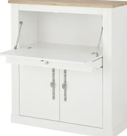 OTTO home Sekretär »Westminster, PC-Schrank mit klappbarer Tischplatte, Schreibtisch« Home-Office-Schreibtisch, Monitor-/Laptopfach, mit Kabelkanal