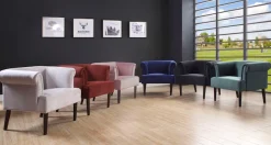OTTO home Sessel »Charlie« Loungesessel mit Wellenunterfederung