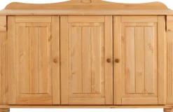 OTTO home Sideboard »Adele« Kommode, 3-türig, Breite 130 cm, aus massiver Kiefer, FSC®