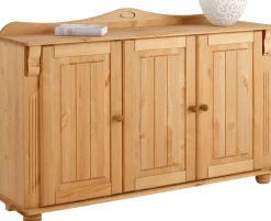 OTTO home Sideboard »Adele« Kommode, 3-türig, Breite 130 cm, aus massiver Kiefer, FSC®