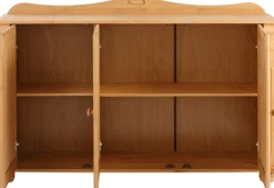 OTTO home Sideboard »Adele« Kommode, 3-türig, Breite 130 cm, aus massiver Kiefer, FSC®