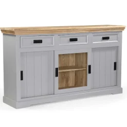 OTTO home Sideboard »Alpinist Kommode Breite/Tiefe/Höhe 160/40/90 cm« mit 3 Schiebetüren, handgefertigt, Unikat-Möbel, Breite 160 cm