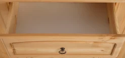 OTTO home Sideboard »Anna« Gesamtmaße (B/T/H): ca. 140/44/88 cm,Kommode, Breite 140 cm, 4 Schubladen, 2 Türen, Massivholz, FSC®