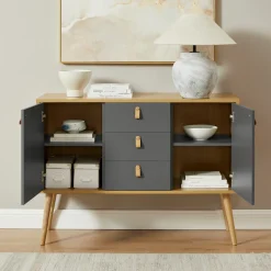 OTTO home Sideboard »Avril« Korpus aus Melamin & MDF, ABS-Kunststoff Kanten, Soft-Close-Funktion