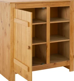 OTTO home Sideboard »Bertram« Massivholz,4 verstellbare Einlegeböden, Magnetverschluss,Höhe 90 cm