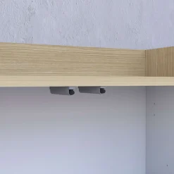 OTTO home Sideboard »BOLSENA, Kommode, Schrank,Lowboard mit 8 Fächer und offenes Ablagefach« 1 Stk. tlg. stehend/hängend montierbar, Made in Italy, B/T/H: 200 × 35 × 71,2 cm