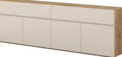 OTTO home Sideboard »Criss, Breite 200 cm moderne grifflose Kommode 4Türen/4SK« Schubladenkommode mit viel Stauraum, vielseitig einsetzbar