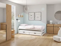 OTTO home Sideboard »Cross,Breite 225 cm, moderne grifflose Kommode,4 Türen/4 Schubkästen« Schubladenschrank mit viel Stauraum, Einlegeböden verstellbar