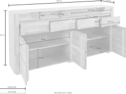OTTO home Sideboard »Denis« Breite 200 cm