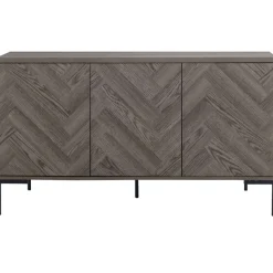 OTTO home Sideboard »Eadwine« Kommode, Push-to-open, Türen mit Fischgräten Muster, Breite 130 cm