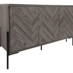 OTTO home Sideboard »Eadwine« Kommode, Push-to-open, Türen mit Fischgräten Muster, Breite 130 cm