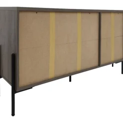OTTO home Sideboard »Eadwine« Kommode, Push-to-open, Türen mit Fischgräten Muster, Breite 130 cm