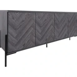 OTTO home Sideboard »Eadwine« Kommode, Push-to-open, Türen mit Fischgräten Muster, Breite 175 cm