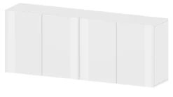 OTTO home Sideboard »Egypt, Kommode, Schrank, grifflos« 4 Türen, Fronten Hochglanz lackiert, Breite 180
