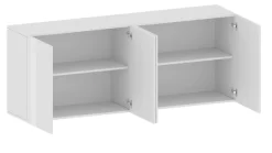 OTTO home Sideboard »Egypt, Kommode, Schrank, grifflos« 4 Türen, Fronten Hochglanz lackiert, Breite 180