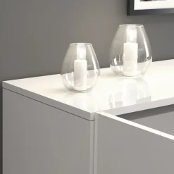 OTTO home Sideboard »Egypt, Kommode, Schrank, grifflos« 4 Türen, Fronten Hochglanz lackiert, Breite 180