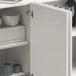 OTTO home Sideboard »Egypt, Kommode, Schrank, grifflos« 4 Türen, Fronten Hochglanz lackiert, Breite 180