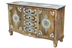 OTTO home Sideboard »Gullaba« Kommode, Hand bemalt, Breite 140 cm